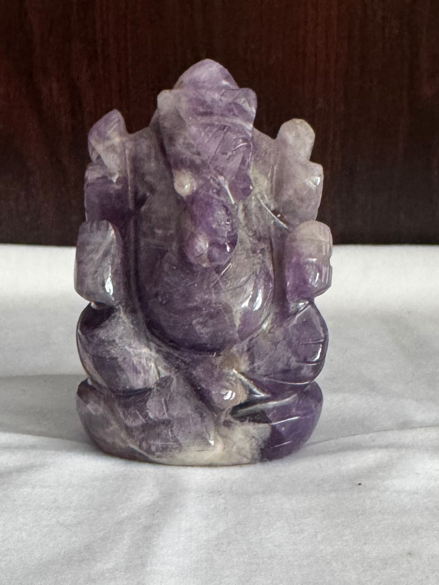 Natural Amethyst Ganesh Ji (Murti)