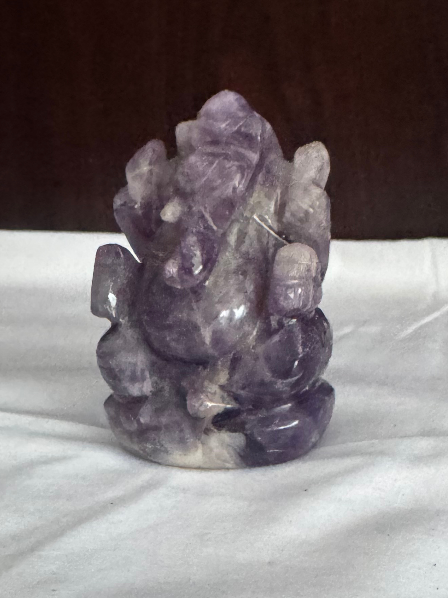 Natural Amethyst Ganesh Ji (Murti)