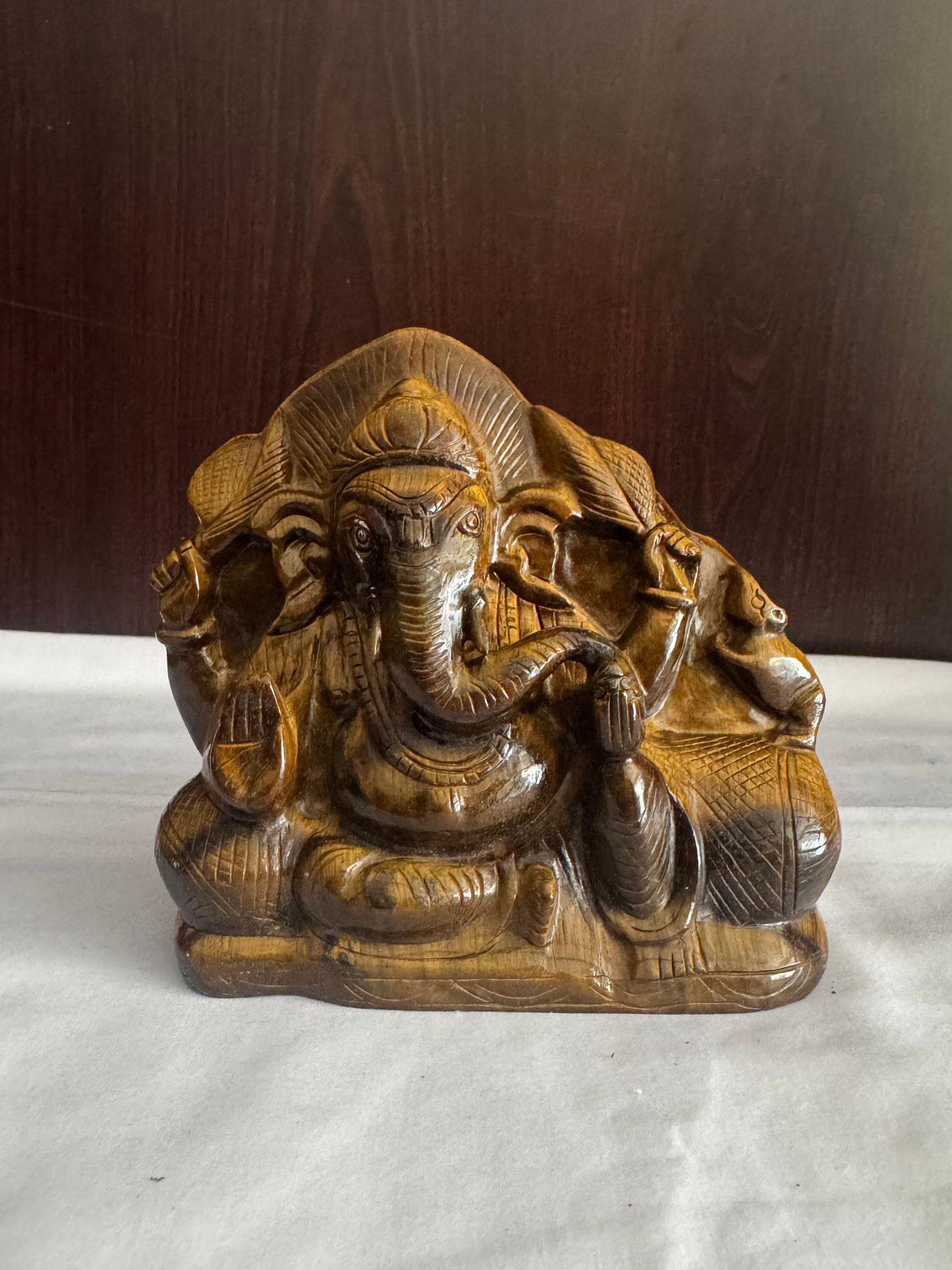 Natural Tiger’s Eye Ganesh Ji – 1.90 kg