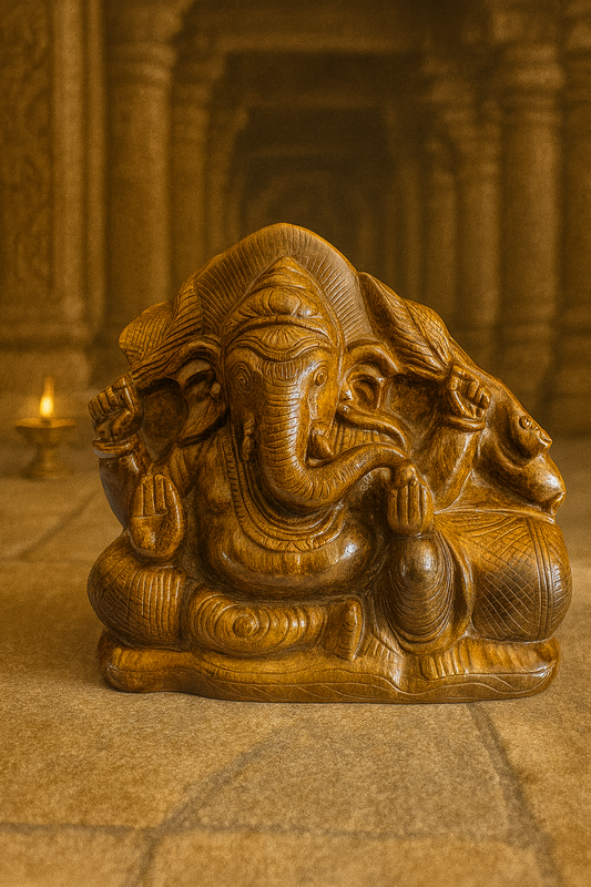 Natural Tiger’s Eye Ganesh Ji – 1.90 kg