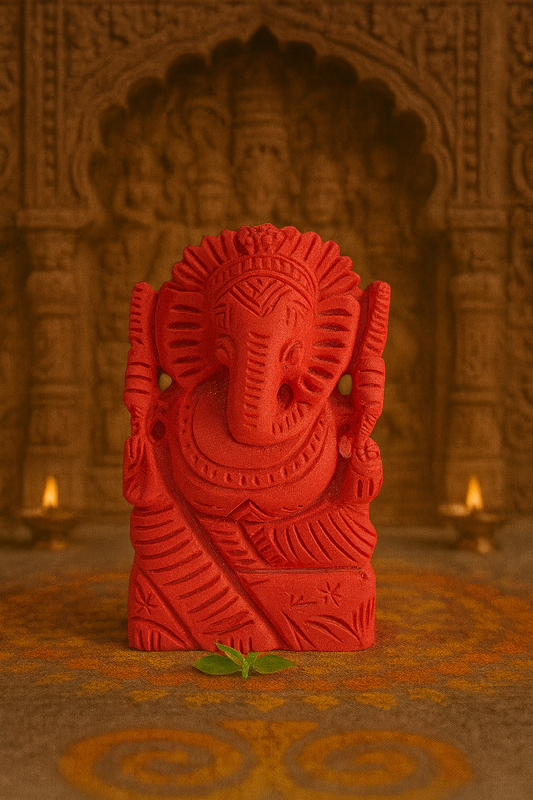 Coral Ganesh Ji (Red Coral) – 156.03 g