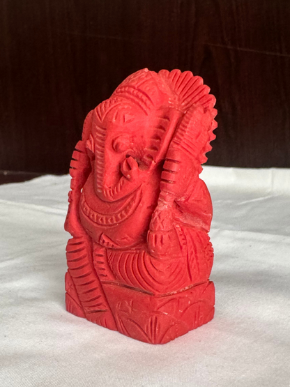 Coral Ganesh Ji (Red Coral) – 156.03 g