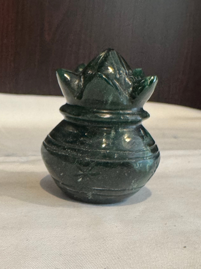 Natural Green Jade Kalash – 185.88 g