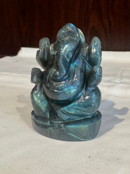 Natural Labradorite Ganesh Ji – 143.24 g