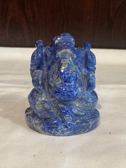 Natural Lapis Lazuli Ganesh Ji (Murti)