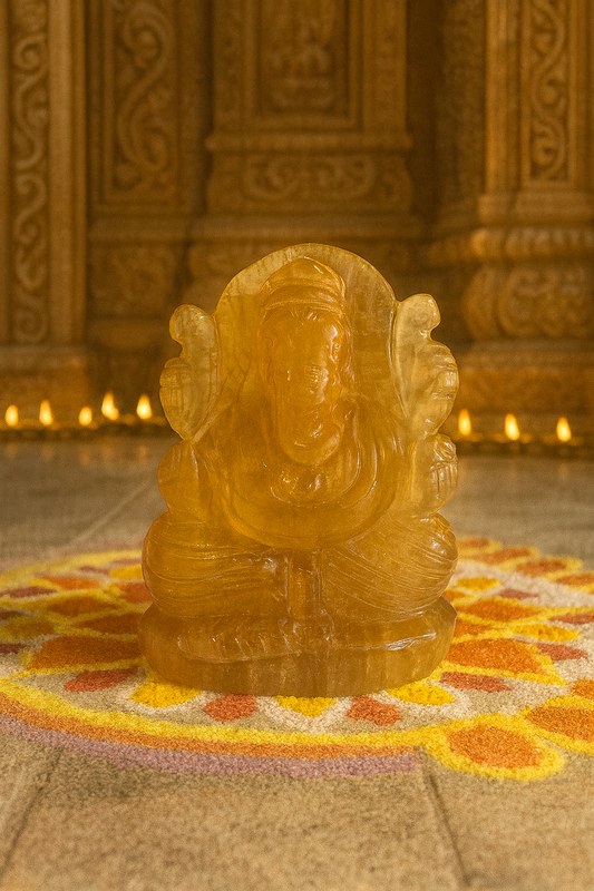 Natural Fluorite Ganesh Ji – 92.93 g